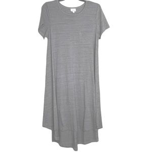Lularoe Gray High Low Tee Shirt Dress